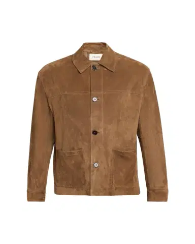 FRAME Men's Suede Chore Coat | Thumbnail 1 FRAME Men's Suede Chore Coat | Thumbnail 1