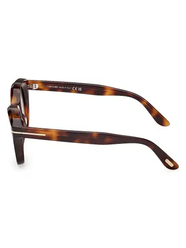 Tom Ford Women's Nika 49MM Oval Sunglasses - Brown Turquoise | Thumbnail 3