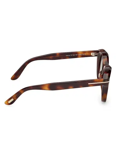 Tom Ford Women's Nika 49MM Oval Sunglasses - Brown Turquoise | Thumbnail 7