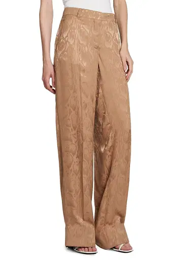 Stella McCartney Women's Cloud Leopard Jacquard Tapered Trousers | Thumbnail 4 Stella McCartney Women's Cloud Leopard Jacquard Tapered Trousers | Thumbnail 4