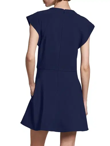 Stella McCartney Women's Flutter-Sleeve Seamed Minidress | Thumbnail 5 Stella McCartney Women's Flutter-Sleeve Seamed Minidress | Thumbnail 5
