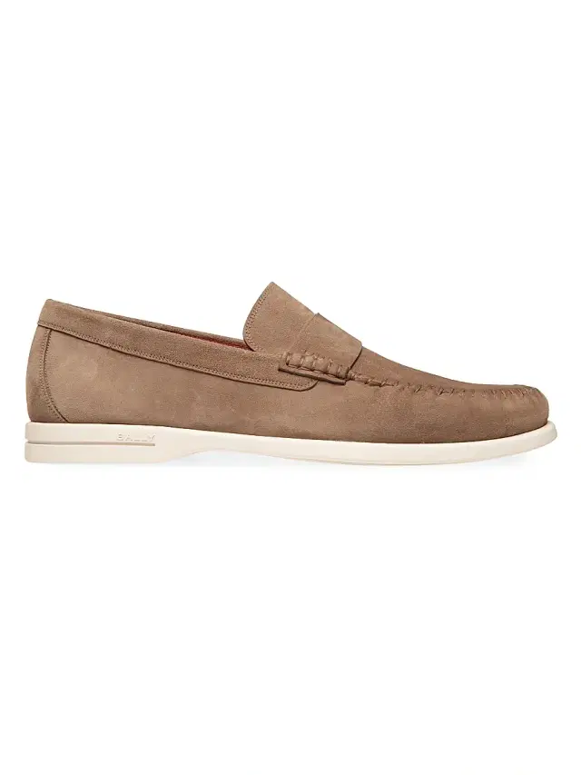 Men's Sullivan Suede Loafers - Brown