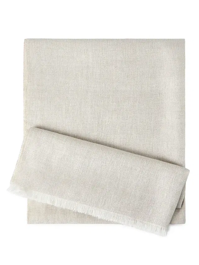Brunello Cucinelli Women's Sparkling Linen Scarf - Beige