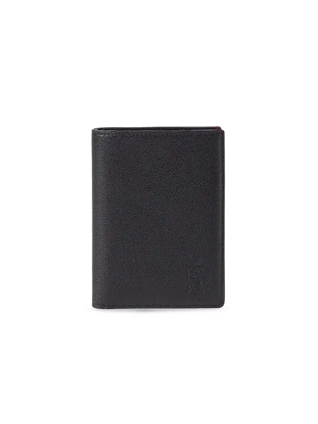 Brunello Cucinelli Men's Grained Leather Passport Holder - Black