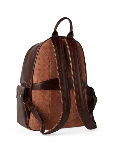 Brunello Cucinelli Men's Calfskin Travel Backpack | Thumbnail 3 Brunello Cucinelli Men's Calfskin Travel Backpack | Thumbnail 3