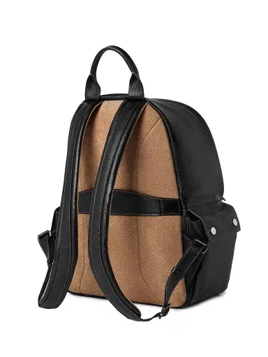 Brunello Cucinelli Men's Grained Calfskin Travel Backpack - Black | Thumbnail 4 Brunello Cucinelli Men's Grained Calfskin Travel Backpack - Black | Thumbnail 4