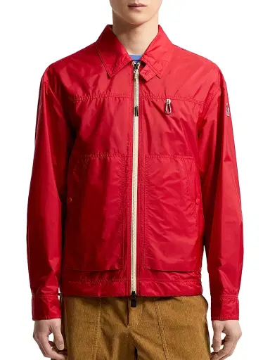 Moncler Grenoble Men's Brive Packable Shacket - Red - Size Large | Thumbnail 2 Moncler Grenoble Men's Brive Packable Shacket - Red - Size Large | Thumbnail 2
