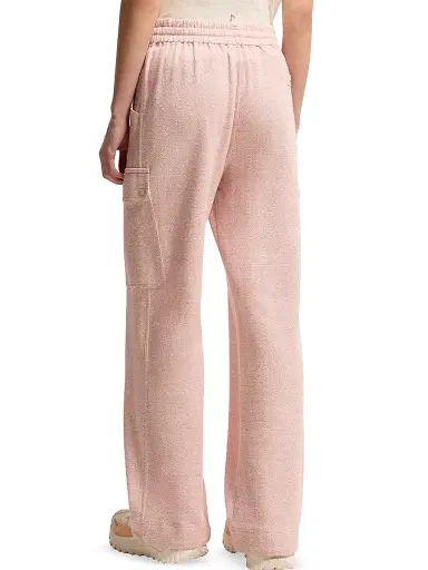 Moncler Grenoble Women's Sweatpants in Linen & Cotton Blend - Pink - Size Medium | Thumbnail 3