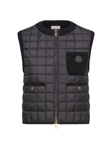 Moncler Women's Puffer Vest in Cotton | Thumbnail 1