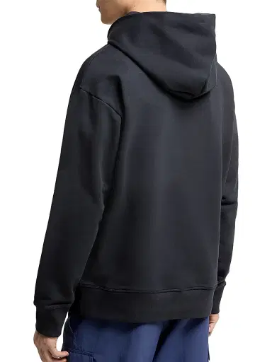 Moncler Grenoble Men's Hooded Sweatshirt in Cotton Fleece - Navy Blue - Size XXL | Thumbnail 3