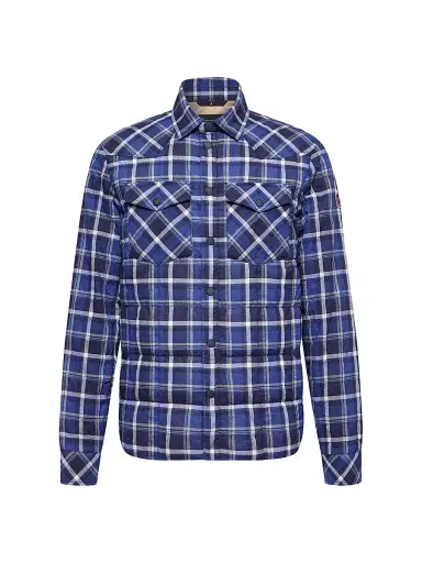 Moncler Grenoble Men's Gelt Puffer Shacket - Black Blue - Size XL | Thumbnail 1