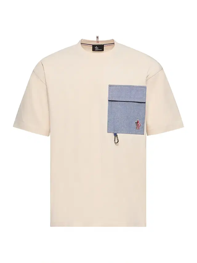 Moncler Grenoble Men's Crew Neck T-Shirt in Cotton Blend