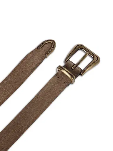 Brunello Cucinelli Women's Suede Belt with Monili | Thumbnail 3 Brunello Cucinelli Women's Suede Belt with Monili | Thumbnail 3