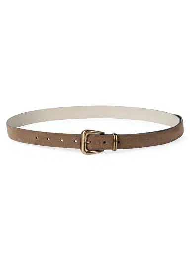 Brunello Cucinelli Women's Suede Belt with Monili | Thumbnail 1 Brunello Cucinelli Women's Suede Belt with Monili | Thumbnail 1