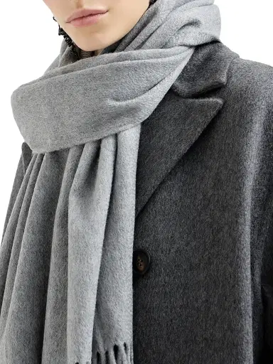 Brunello Cucinelli Women's Cashmere Double Knit Scarf | Thumbnail 2 Brunello Cucinelli Women's Cashmere Double Knit Scarf | Thumbnail 2