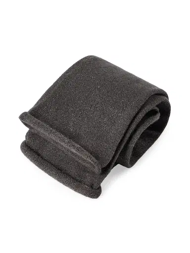 Brunello Cucinelli Women's Cashmere and Silk Sparkling Knit Socks - Anthracite | Thumbnail 3 Brunello Cucinelli Women's Cashmere and Silk Sparkling Knit Socks - Anthracite | Thumbnail 3
