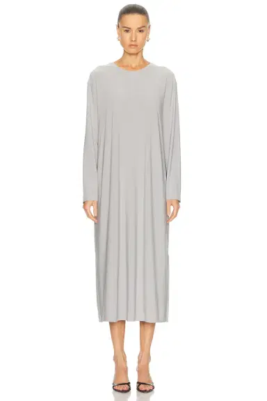 Norma Kamali x Lifestyle Oversized Long Sleeve Midcalf Dress | Thumbnail 1
