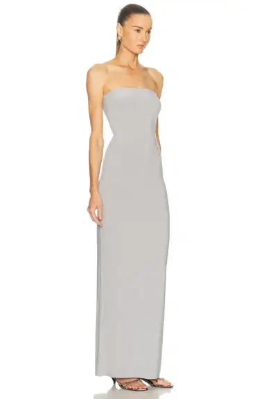Norma Kamali x Lifestyle Strapless Long Dress | Thumbnail 2
