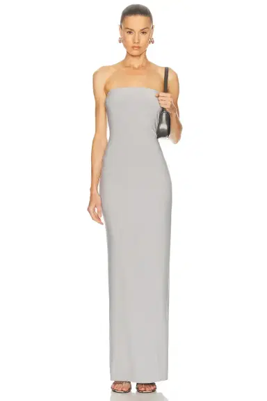 Norma Kamali x Lifestyle Strapless Long Dress | Thumbnail 1
