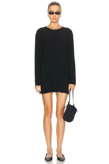 Norma Kamali x Lifestyle Oversized Long Sleeve Mini Dress | Thumbnail 1 Norma Kamali x Lifestyle Oversized Long Sleeve Mini Dress | Thumbnail 1