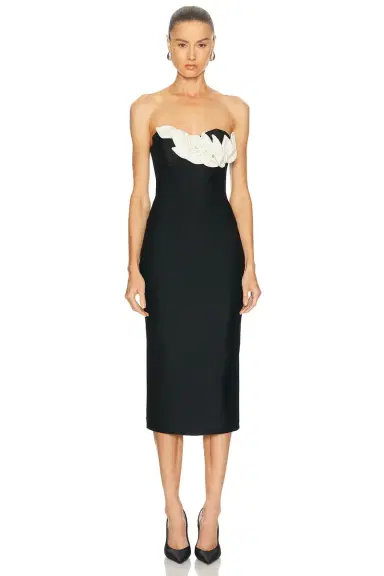 PatBo Selene Mesh Midi Dress | Thumbnail 2