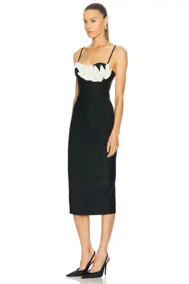 PatBo Selene Mesh Midi Dress | Thumbnail 4