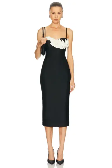 PatBo Selene Mesh Midi Dress | Thumbnail 1