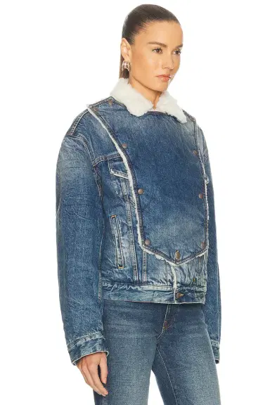 R13 Bib Trucker Jacket | Thumbnail 3 R13 Bib Trucker Jacket | Thumbnail 3