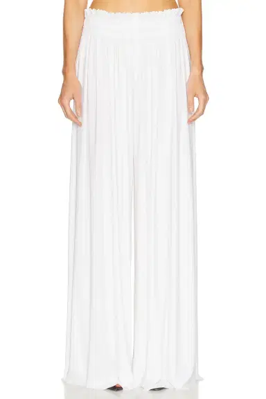 Norma Kamali Wide Leg Peasant Pant | Thumbnail 1