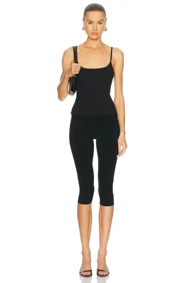 Norma Kamali x Lifestyle Pedal Pusher Capri Legging | Thumbnail 5 Norma Kamali x Lifestyle Pedal Pusher Capri Legging | Thumbnail 5