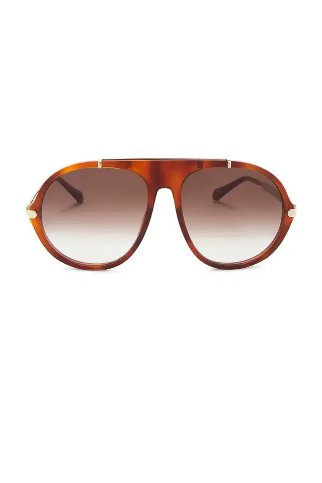 Chloe Aly Round Sunglasses