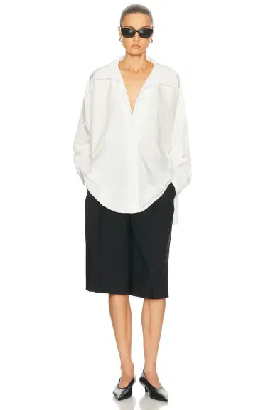 Norma Kamali Super Oversized Closed Top | Thumbnail 4 Norma Kamali Super Oversized Closed Top | Thumbnail 4