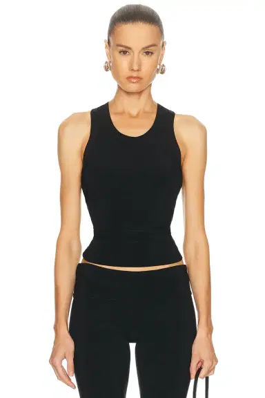 Norma Kamali x Lifestyle Racerback Tank Top | Thumbnail 1 Norma Kamali x Lifestyle Racerback Tank Top | Thumbnail 1