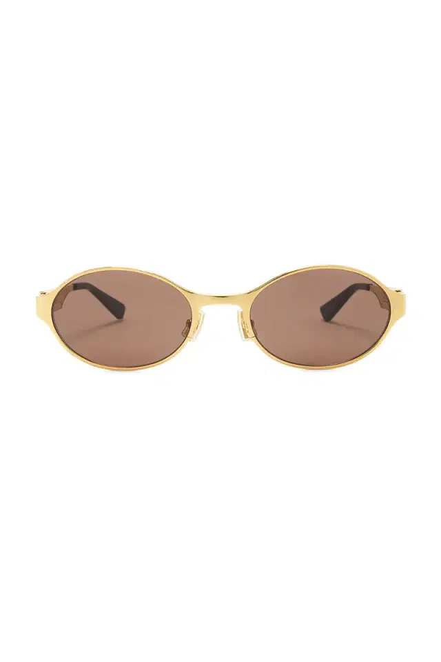 Bottega Veneta Dash Oval Sunglasses