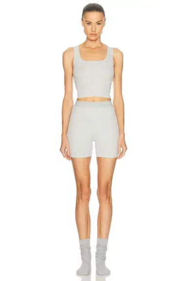 Skims Cotton Rib Boxer Short | Thumbnail 5