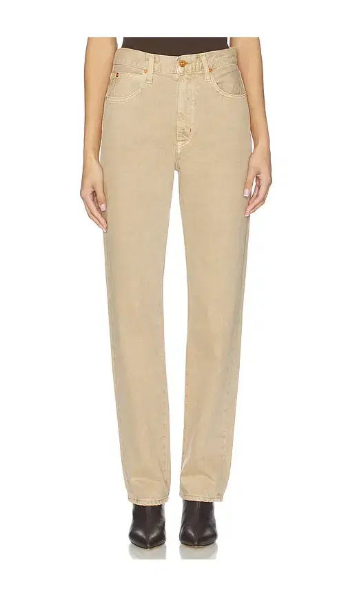 London High Rise Straight Leg Jeans