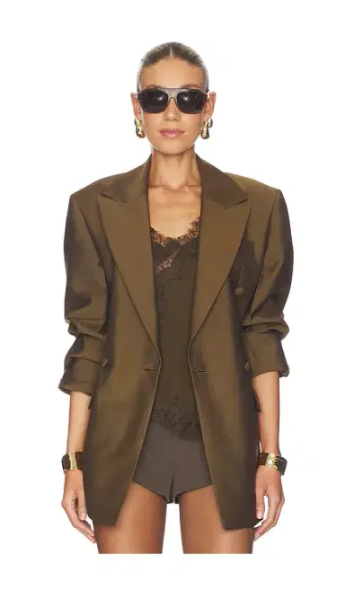 RÓHE Double-breasted Hourglass Blazer | Thumbnail 2 RÓHE Double-breasted Hourglass Blazer | Thumbnail 2