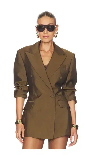 RÓHE Double-breasted Hourglass Blazer | Thumbnail 1 RÓHE Double-breasted Hourglass Blazer | Thumbnail 1