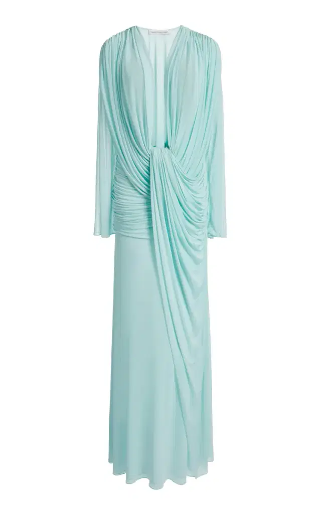 Ripple Draped Gown