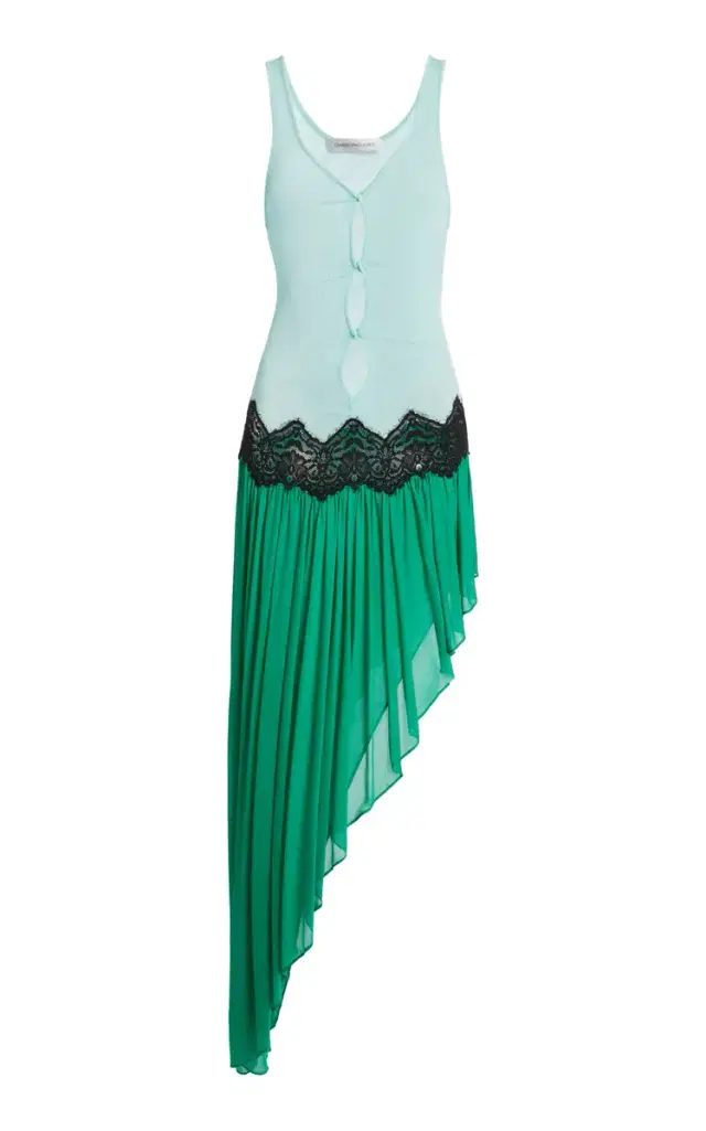 Christopher Esber Open Twist Swept Tank Dress