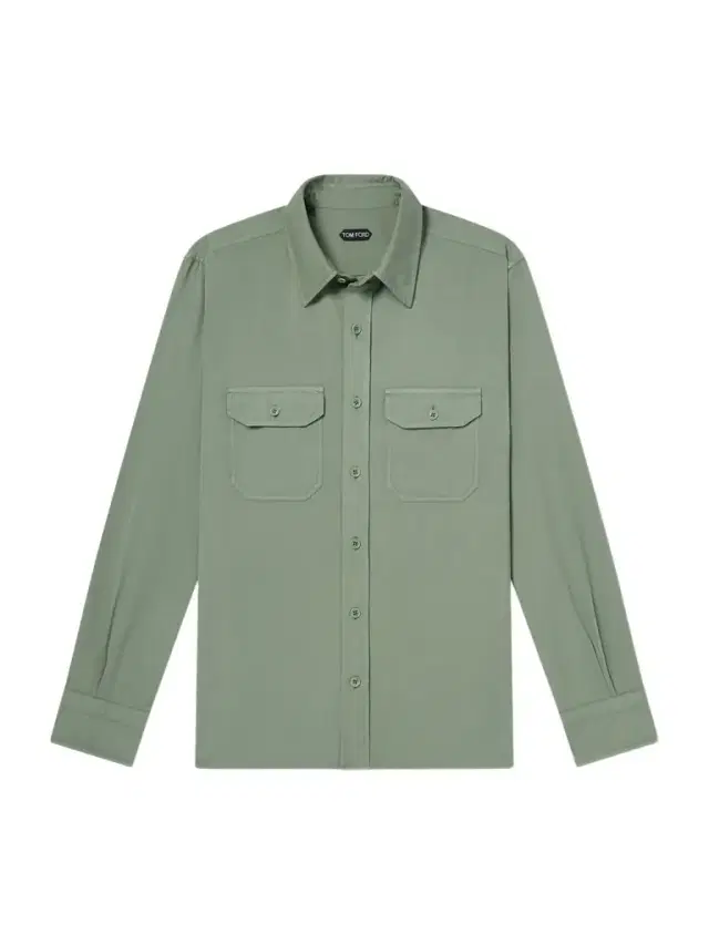 Tom Ford Cotton and Silk-Blend Shirt - Men