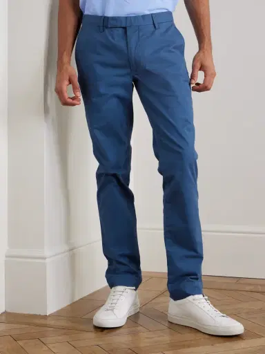 Polo Ralph Lauren Greenwich Straight-Leg Cotton-Blend Trousers - Men | Thumbnail 3 Polo Ralph Lauren Greenwich Straight-Leg Cotton-Blend Trousers - Men | Thumbnail 3