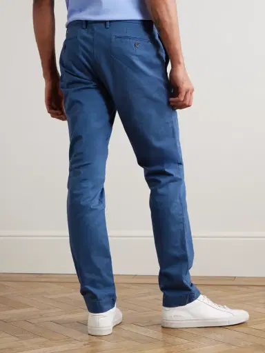 Polo Ralph Lauren Greenwich Straight-Leg Cotton-Blend Trousers - Men | Thumbnail 4 Polo Ralph Lauren Greenwich Straight-Leg Cotton-Blend Trousers - Men | Thumbnail 4