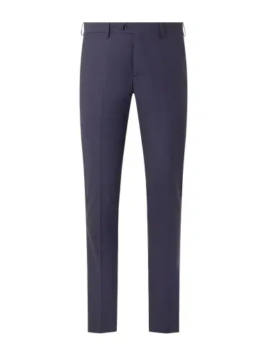 Lardini Slim-Fit Straight-Leg Virgin Wool-Blend Trousers - Men | Thumbnail 1 Lardini Slim-Fit Straight-Leg Virgin Wool-Blend Trousers - Men | Thumbnail 1