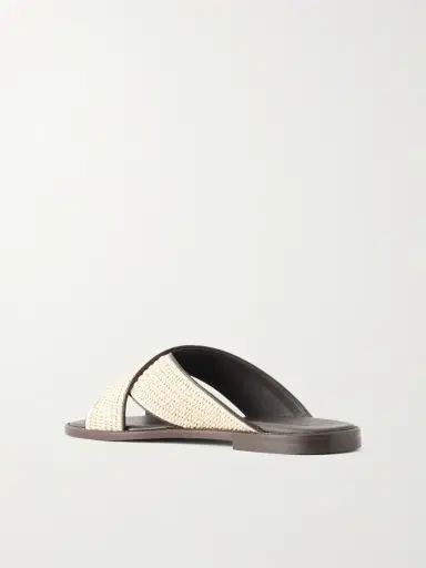 Manolo Blahnik Otawi Woven Raffia and Leather Sandals - Men | Thumbnail 3 Manolo Blahnik Otawi Woven Raffia and Leather Sandals - Men | Thumbnail 3
