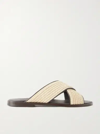 Manolo Blahnik Otawi Woven Raffia and Leather Sandals - Men | Thumbnail 5 Manolo Blahnik Otawi Woven Raffia and Leather Sandals - Men | Thumbnail 5