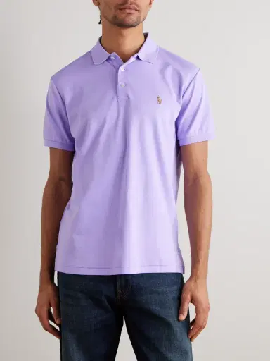 Polo Ralph Lauren Logo-Embroidered Cotton-Piqué Polo Shirt - Men | Thumbnail 3