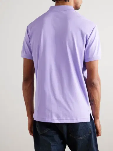 Polo Ralph Lauren Logo-Embroidered Cotton-Piqué Polo Shirt - Men | Thumbnail 4