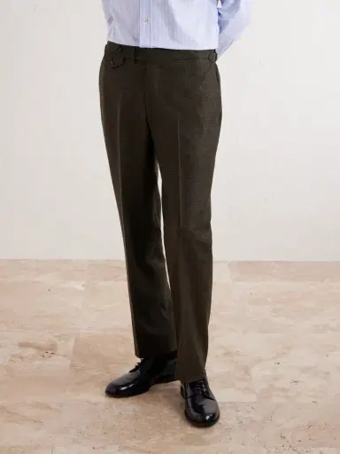 J. Mueser Waverly Straight-Leg Virgin Wool Suit Trousers - Men | Thumbnail 3