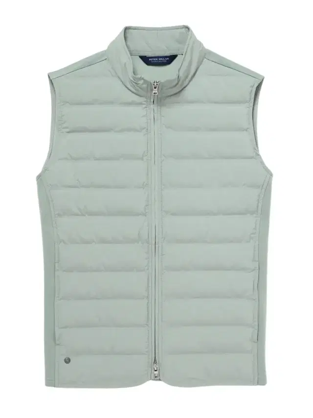 Winsome Hybrid Quilted Striped Shell and Piqué Gilet - Men
